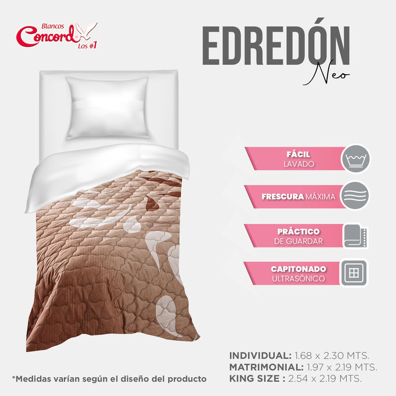 EDREDON NEO CASTA&Ntilde;A BIES CAF&Eacute; image number null