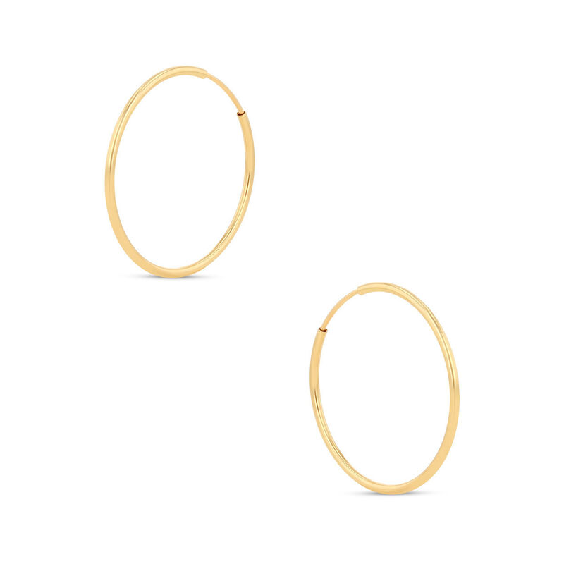 Arracadas De Oro Amarillo 10K (23Mm Aprox) image number null