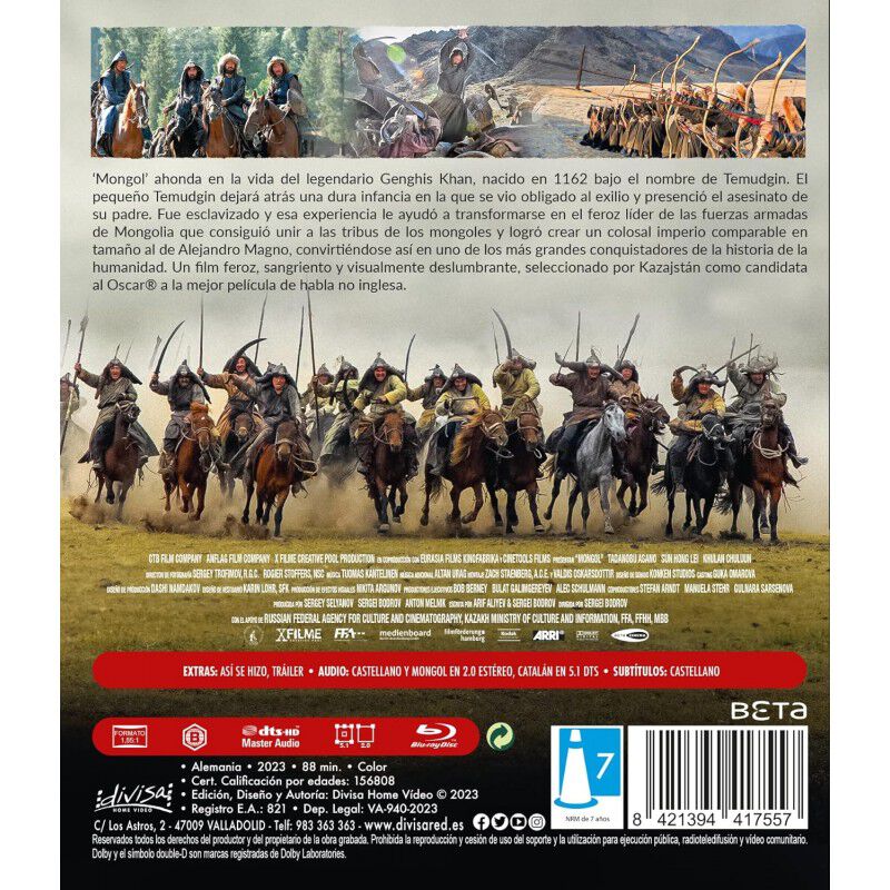 Mongol (Blu-ray) [Blu-ray] image number null