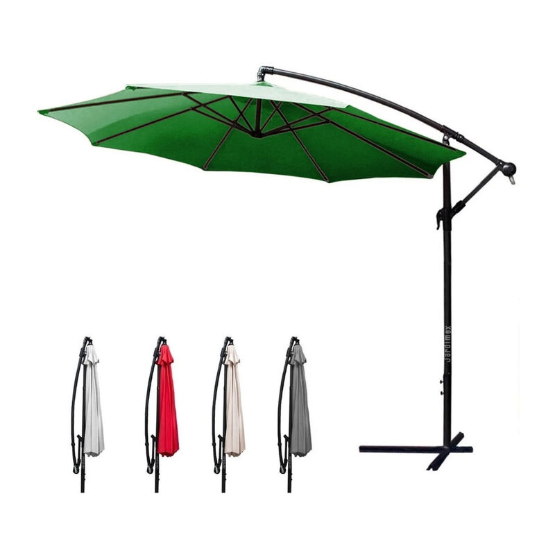 Sombrilla Jard&iacute;n Playa Sol Angulo 3m Base Exter... image number null