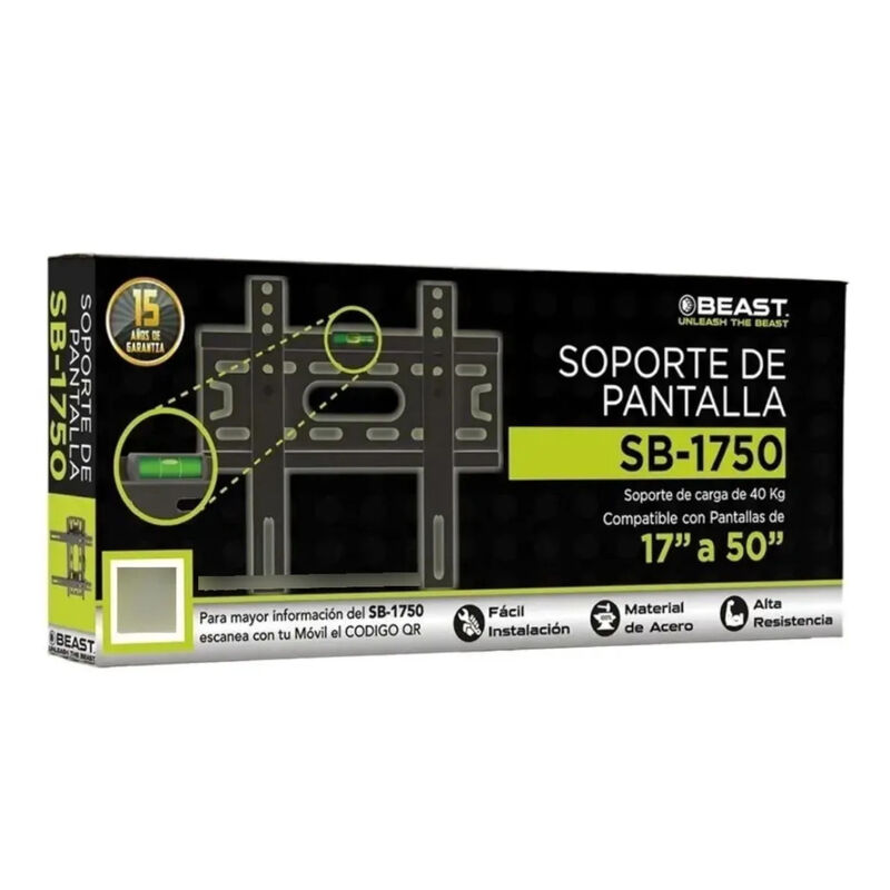 Kit 2 Soportes Tv Pared Brazo Fijo17-47 Pulgada... image number null