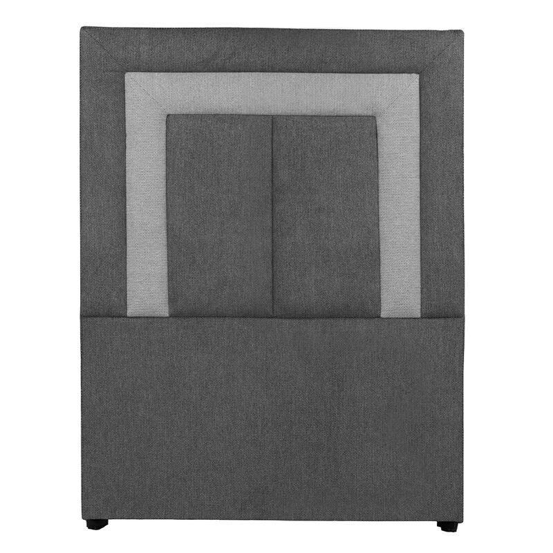 Cabecera Individual Dicasa Bora Gris Rivoli image number null
