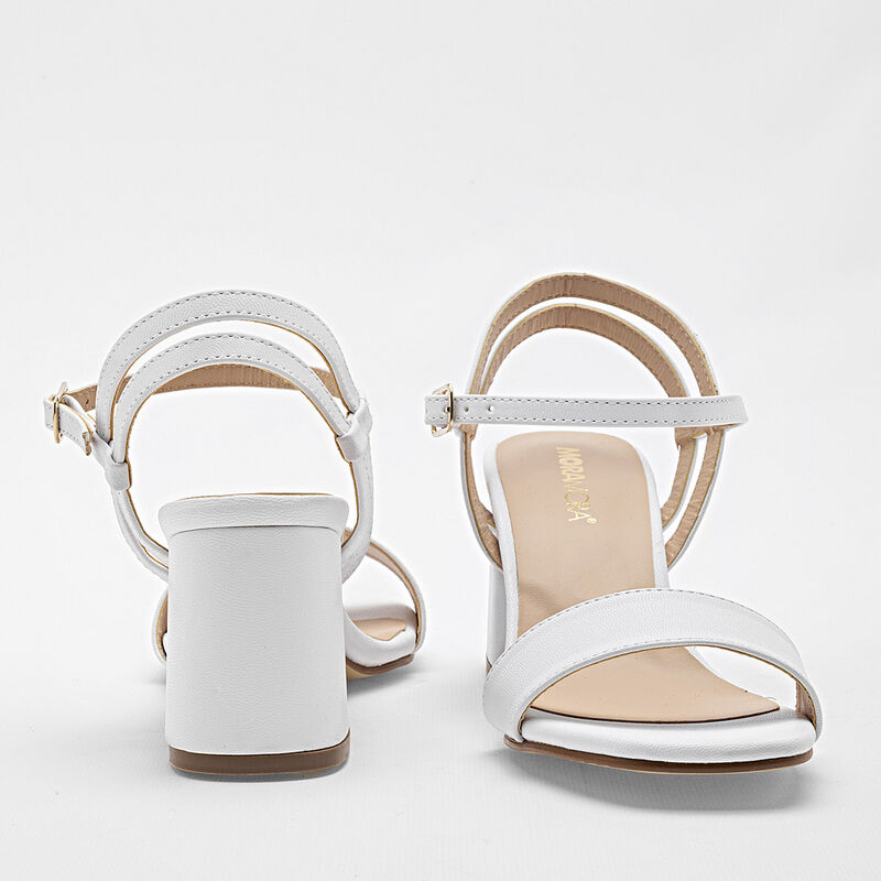 Moramora Zapatilla para mujer blanco image number null