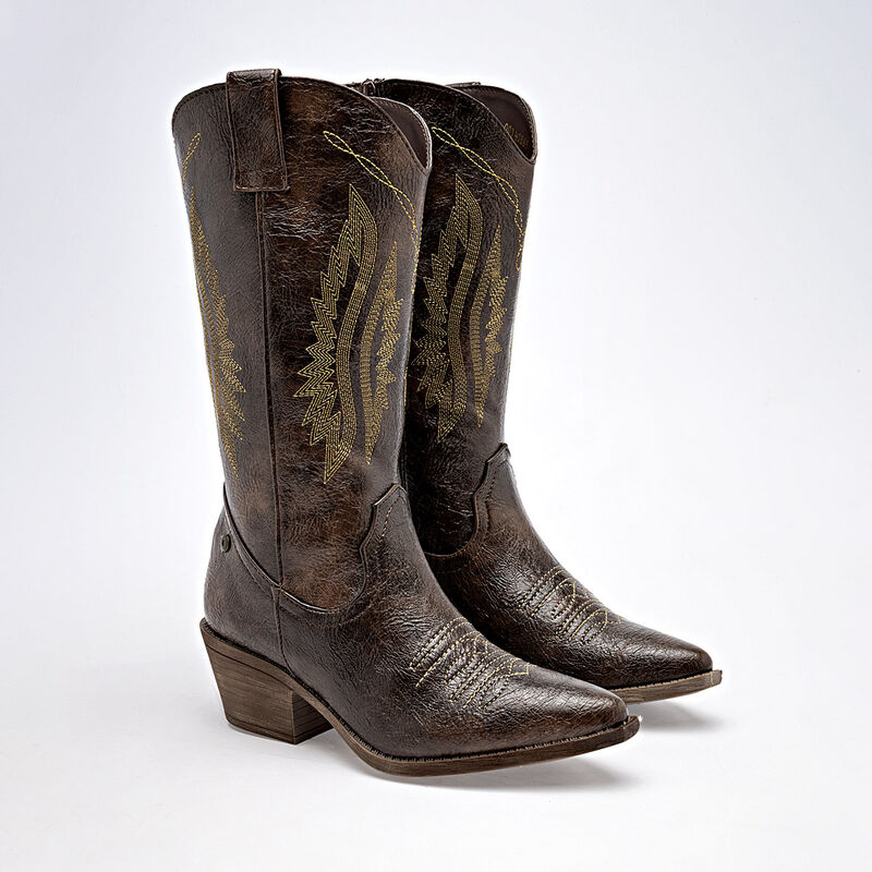 Moramora Bota para mujer caf&eacute; image number null