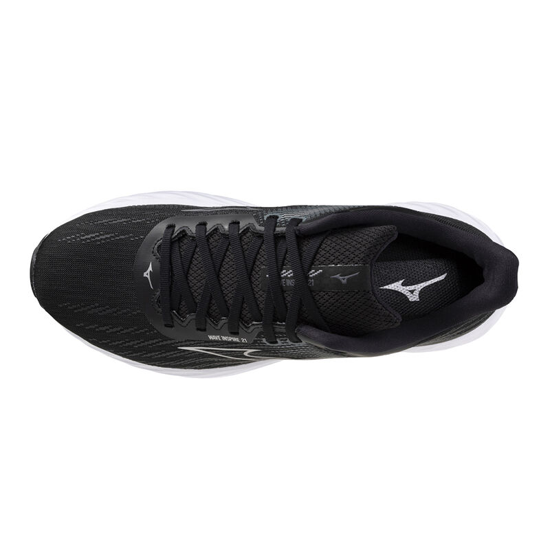 Tenis Mizuno Hombre Wave Inspire 21 Black-Silve... image number null