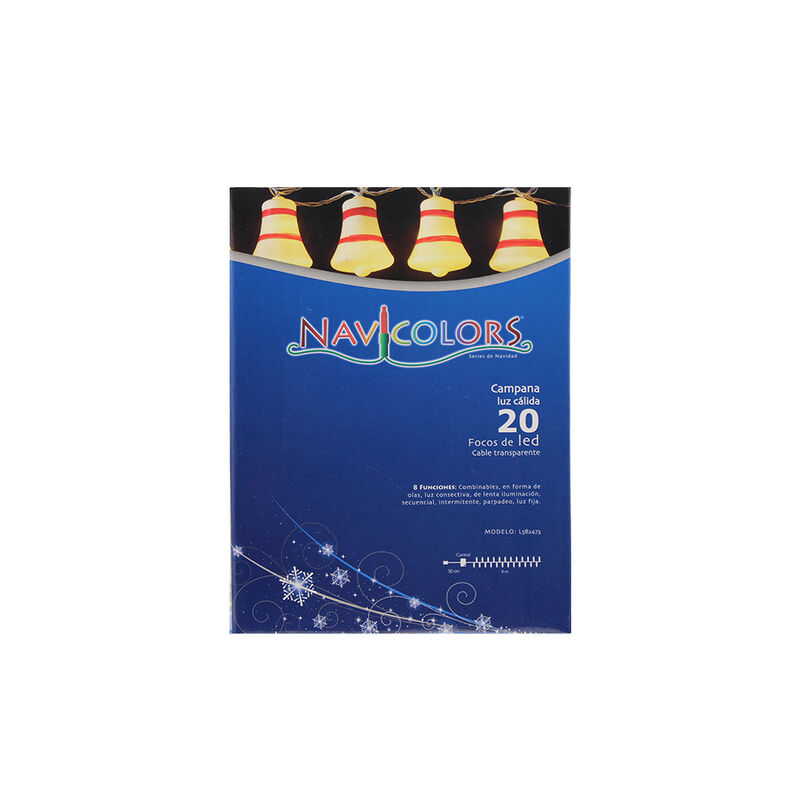 Serie con focos de Campana C&aacute;lida 20 focos, Luz... image number null