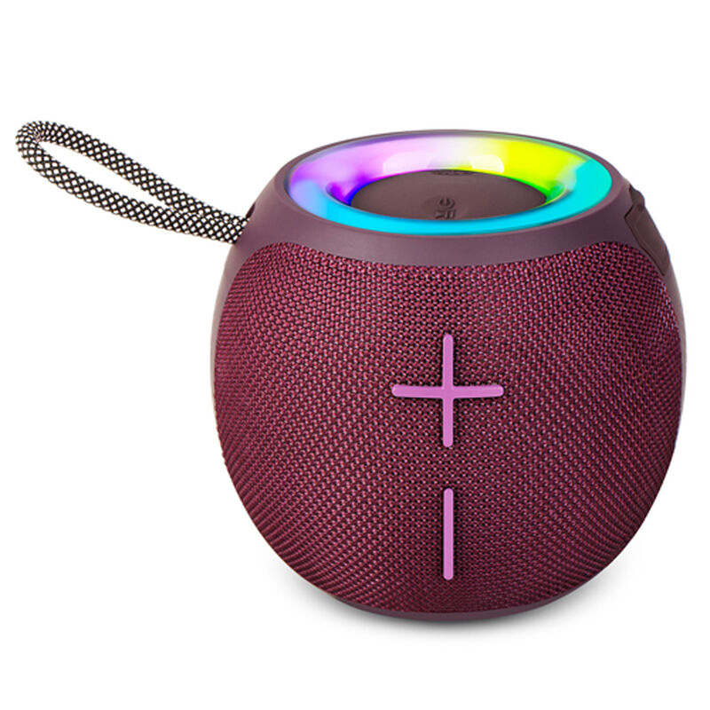 Misik Bocina Port&aacute;til Tws Ms242 Morado Con Luz ... image number null