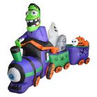 Inflable Halloween Tren Mortal Luz Led 245 Cm