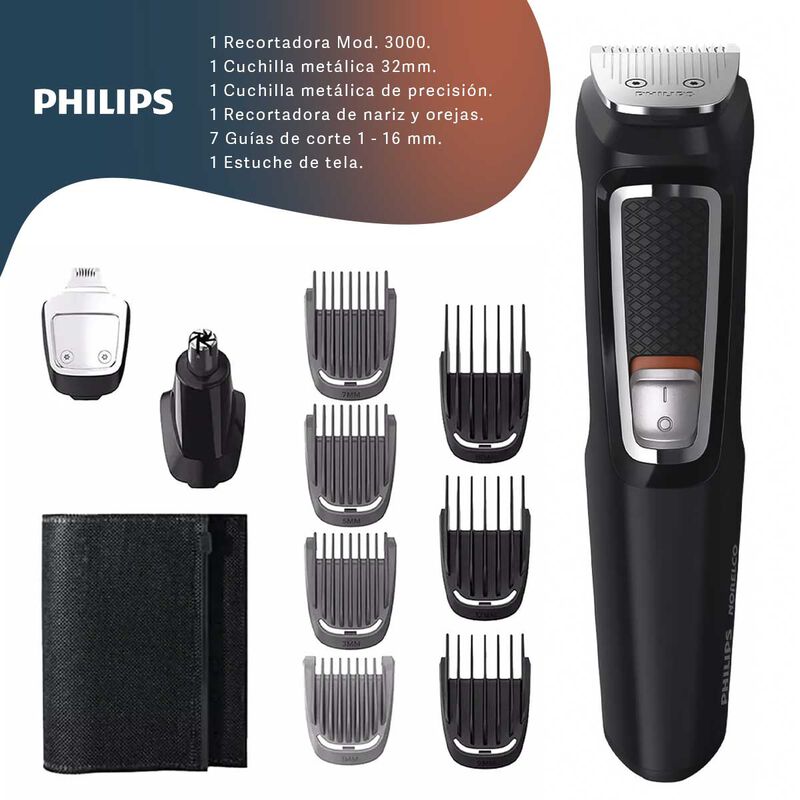 Rasuradora Phillips Todo En Uno Serie 3000 Kit ... image number null