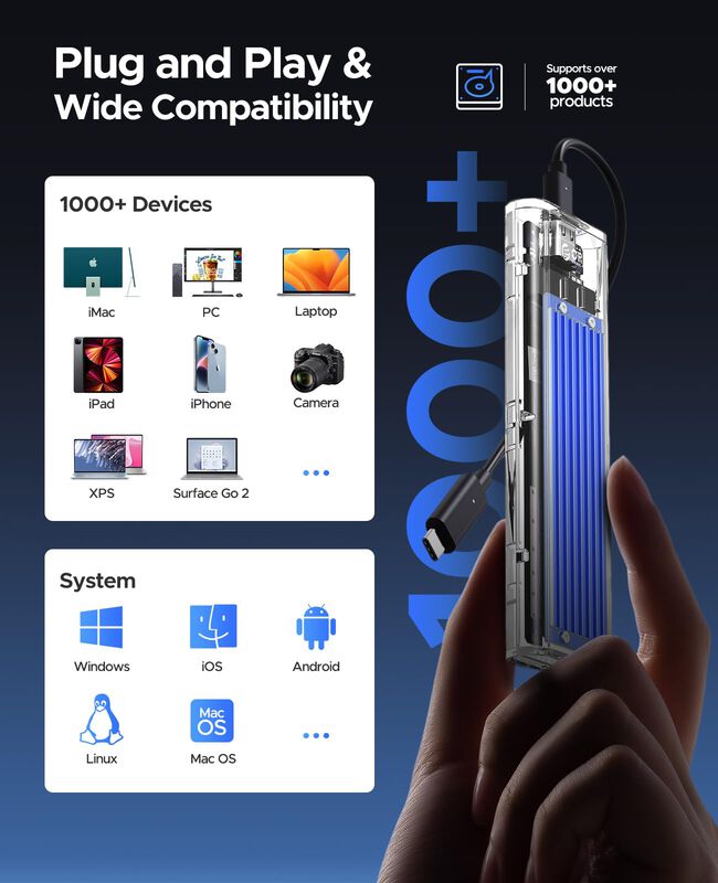 Carcasa Ssd Orico M.2 Nvme Usb 3.2 Gen 2 (10 Gb... image number null