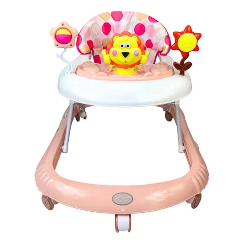 Andadera Para Beb&eacute; Rosa Con Luz Sonido Llantas ... image number null