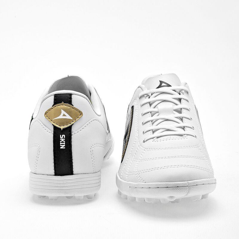Pirma Tenis De F&uacute;tbol Para Mujer Blanco Dorado ... image number null