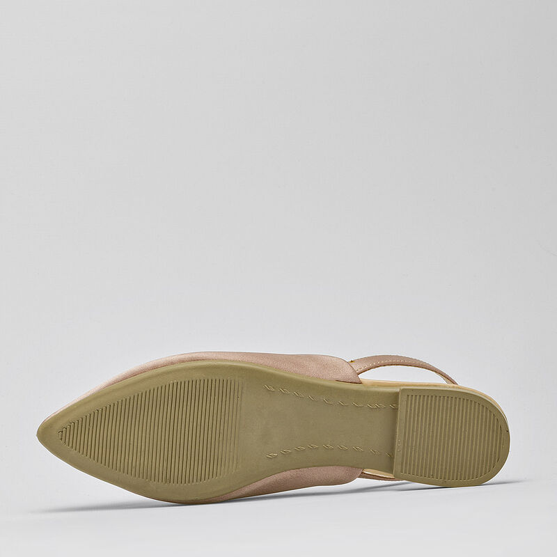 Sexy Girl Balerina Destalonada Para Mujer Beige... image number null
