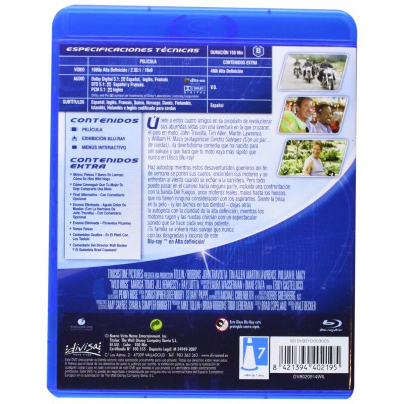 Cerdos salvajes (con un par... de ruedas) [Blu-... image number null