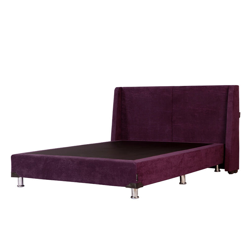 Cabecera Individual Dicasa Milan Con Box Morado image number null