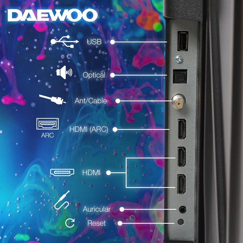 Daewoo Pantalla  40 Pulgadas  Full Hd Qled  Fra... image number null