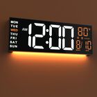 Reloj De Pared Jall Digital Grande De 16 Pulgadas Con Temporizador Y Alarma