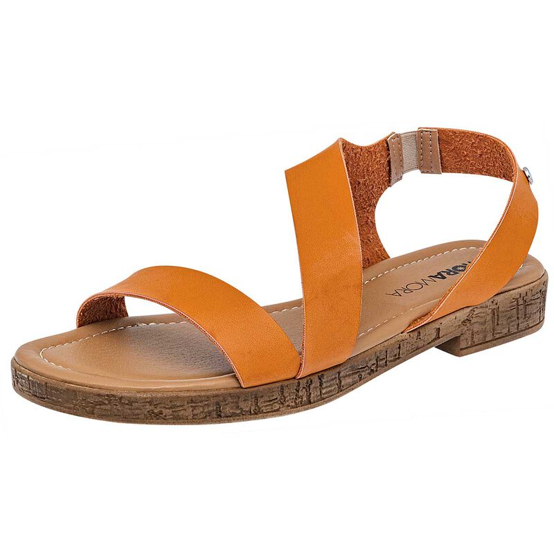 Moramora Sandalia para mujer naranja image number null