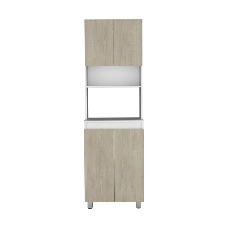 M&oacute;dulo Microondas Vimo Caf&eacute; Claro Y Blanco Virt... image number null