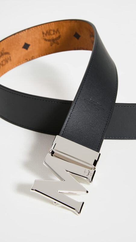 Cintur&oacute;n Reversible Mcm Claus Para Hombre En Co... image number null
