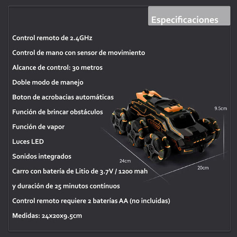 Carro Vak 1829 Todo Terreno Drift 360 Control M... image number null