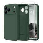 Funda magn&eacute;tica Suydanbox para iPhone 17 Pro, silicona verde alpino