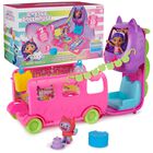 Autob&uacute;s Playset Gabby's Dollhouse Celebration Party Con Figuras