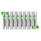 8 Pilas Baterías Recargables Energizer tamaño AAA 800mAh
