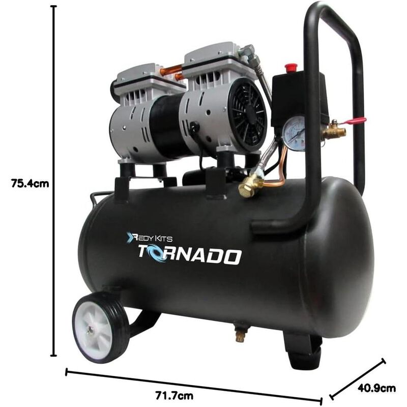 Compresor Redy Kits Silencioso 1.0HP 24L Profes... image number null