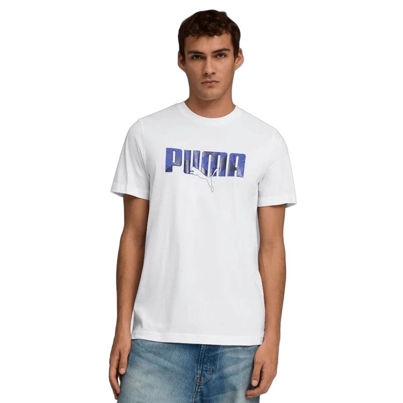 Playera Puma Ess Logo Lab Tee Para Hombre image number null