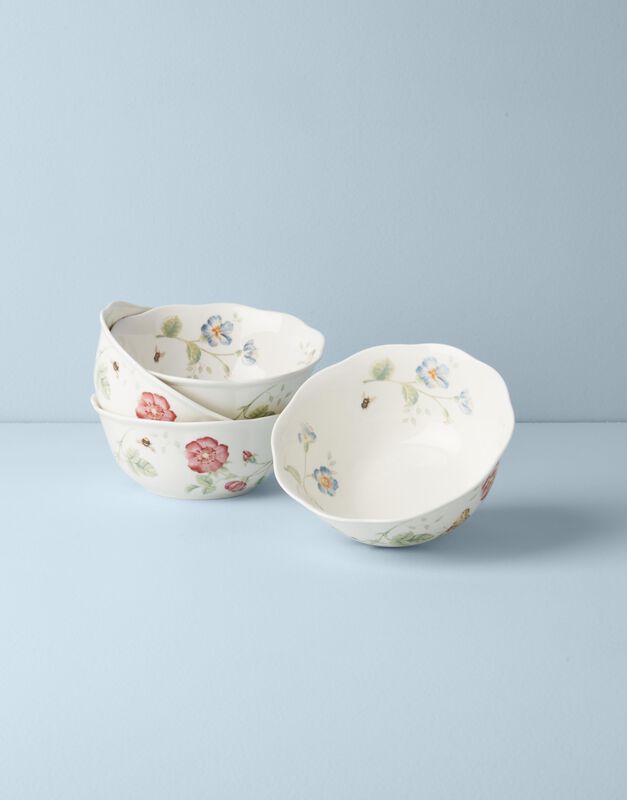 Juego De 4 Tazones De Porcelana Lenox Butterfly... image number null