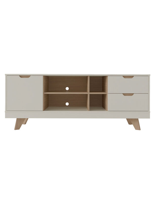 Mueble para TV Bertolini Michigan Off White Rob... image number null