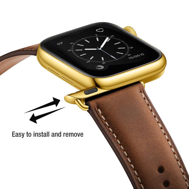 Correa De Reloj Sunfwr de Cuero para Apple Watc... image number null