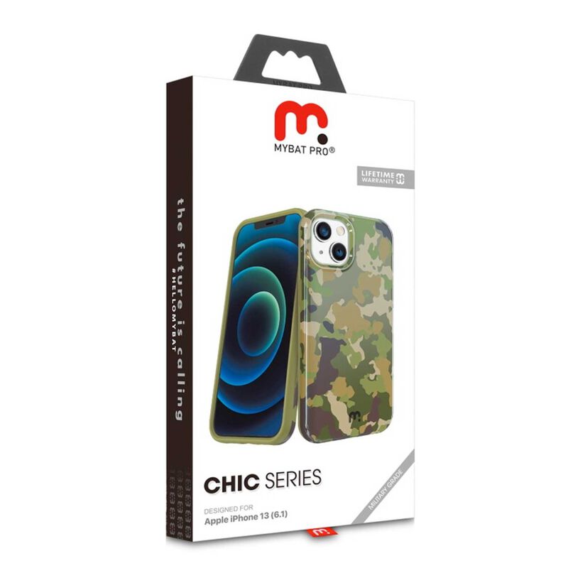 Funda MYBAT Chic para iPhone 13 dise&ntilde;o camuflaj... image number null