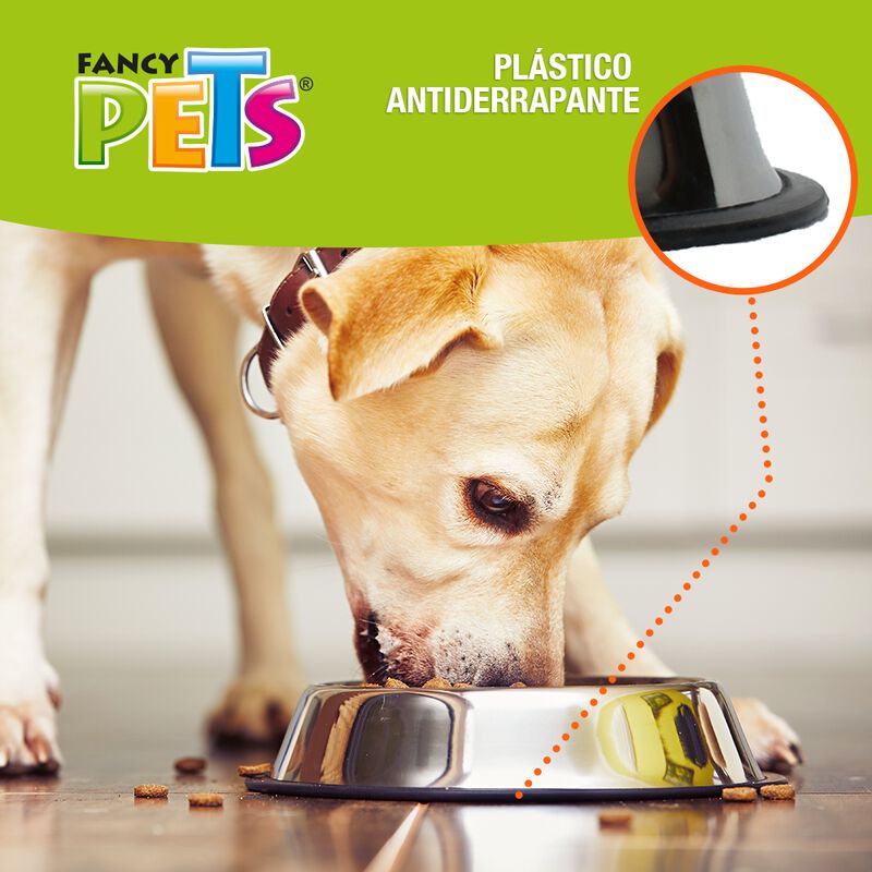 Fancy Pets Plato De Acero Inoxidable Ligero Par... image number null