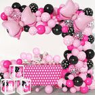 Set De Globos Glasnes 91 cm Lazo Rosa Para Decoraci&oacute;n De Fiesta