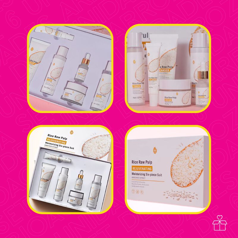Kit S&eacute;rum Arroz Bioaqua &Aacute;cido Hialur&oacute;nico Reduc... image number null