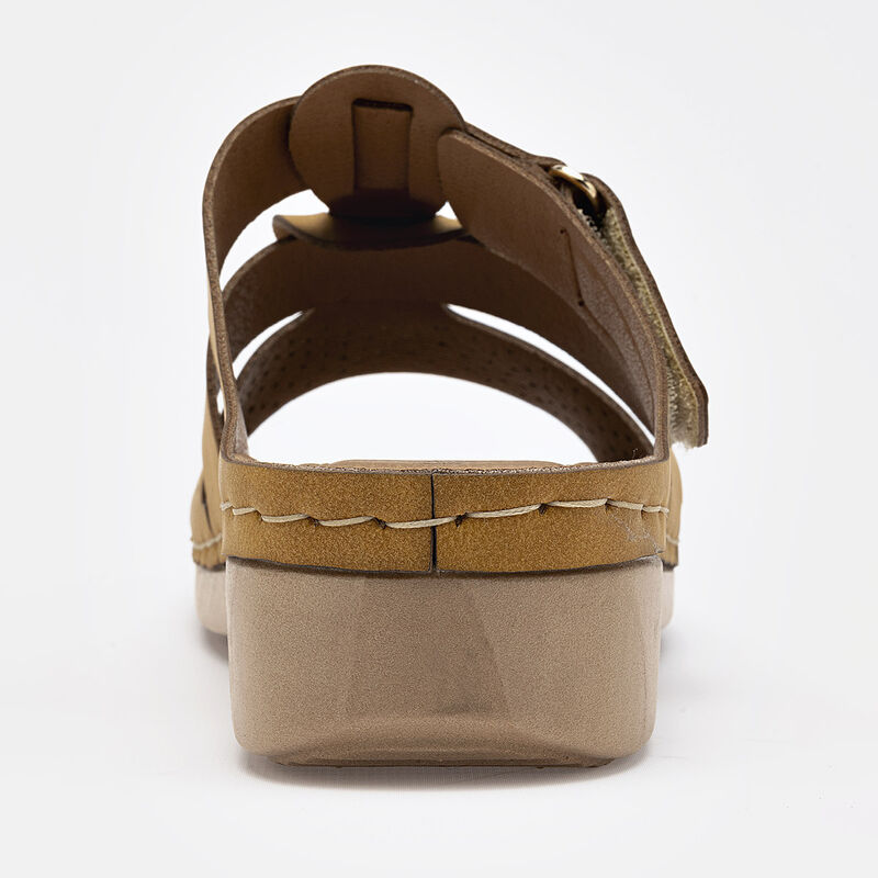 Via Moda sandalia cu&ntilde;a para mujer amarillo cod ... image number null