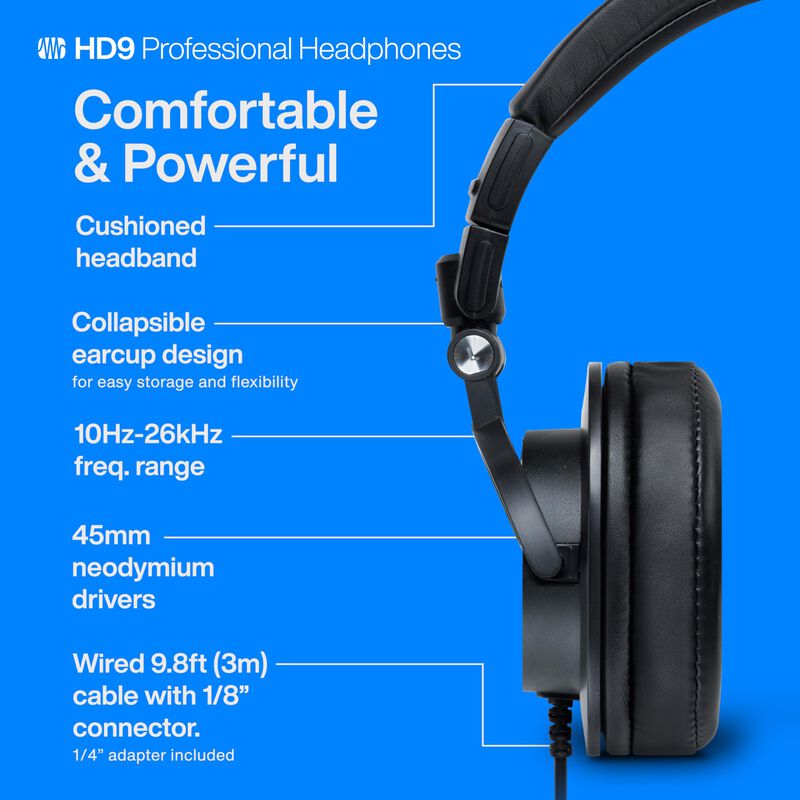 Aud&iacute;fonos De Monitoreo Presonus Hd9, Cerrados, ... image number null