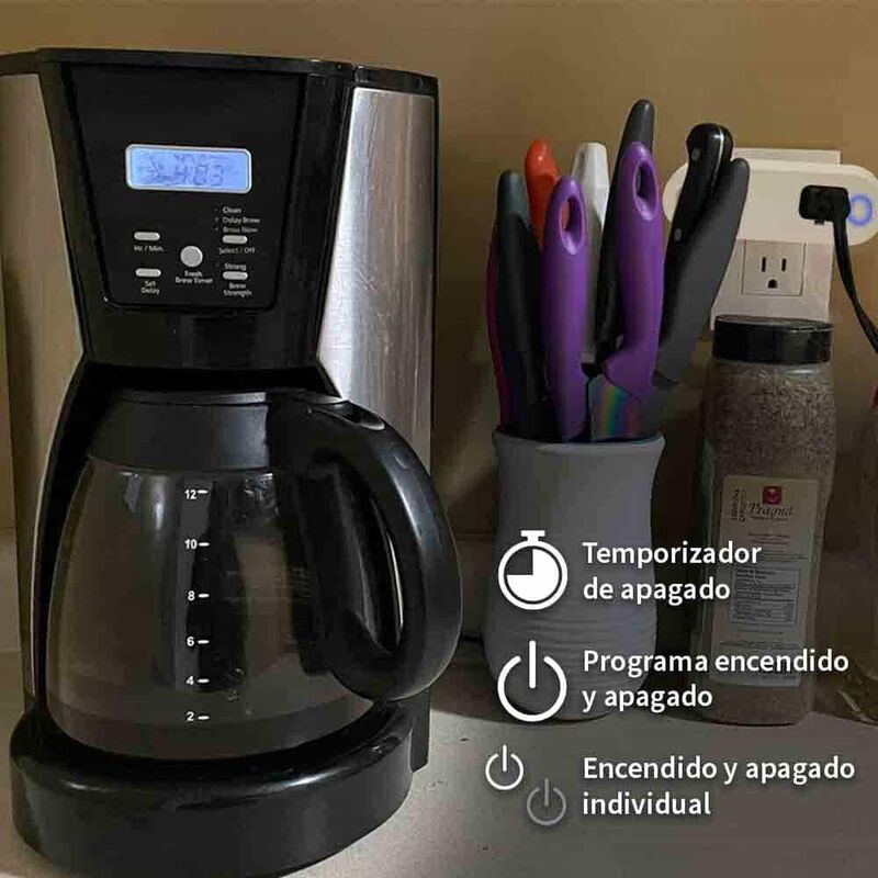 Multicontacto Inteligente Wifi, 2 Entradas image number null