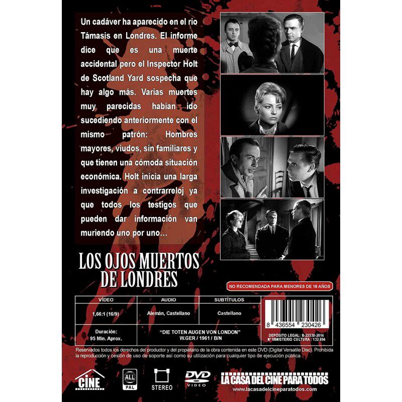 Los Ojos Muertos De Londres (dvd) image number null