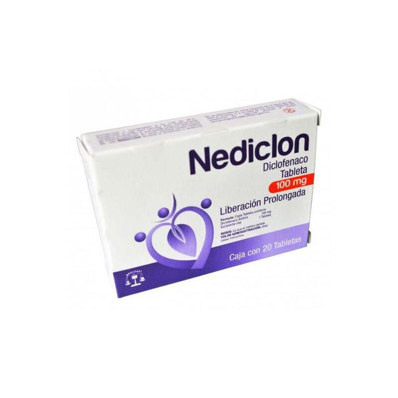 Nediclon 100mg Caja Con 20 Tabletas image number null