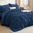 Juego De Edred&oacute;n Bedsure King Size 7 Piezas, Color Azul Marino