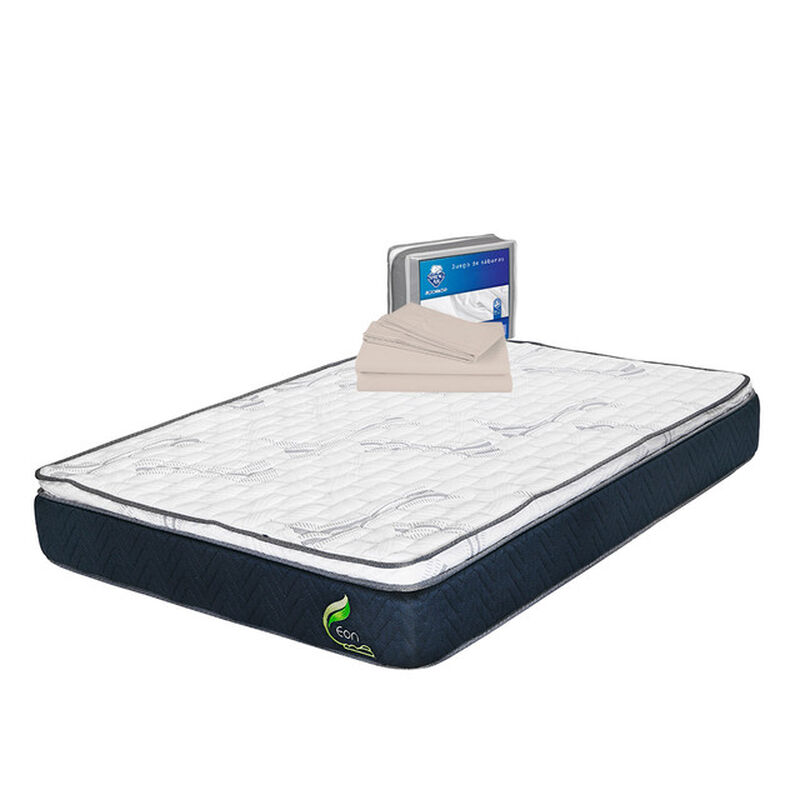 Colch&oacute;n Matrimonial Eon + 1 juego de S&aacute;banas Ba... image number null