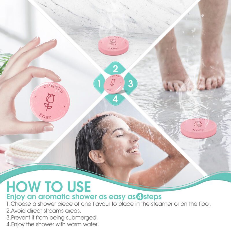Shower Steamers Calmnfiz, Paquete De 60 Bombas ... image number null