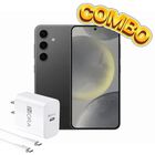 Combo Galaxy S24 128GB/8RAM Negro + Adaptador de corriente
