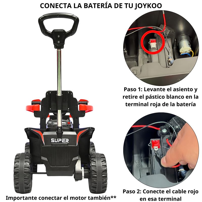 Montable Electrico para Ni&ntilde;os H&iacute;brido 4x4 con B... image number null