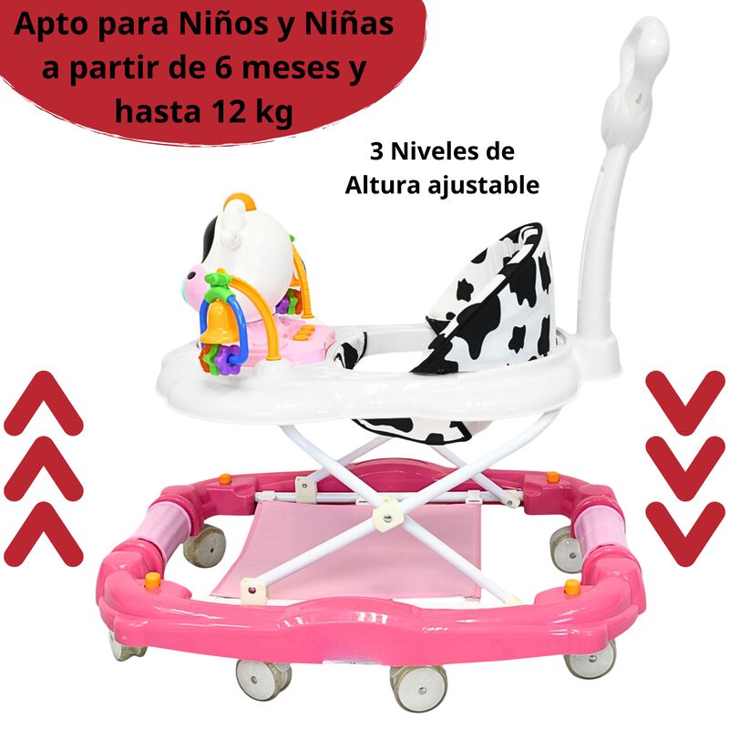 Andadera para Beb&eacute; Mecedora Vaca con Sonido Bas... image number null