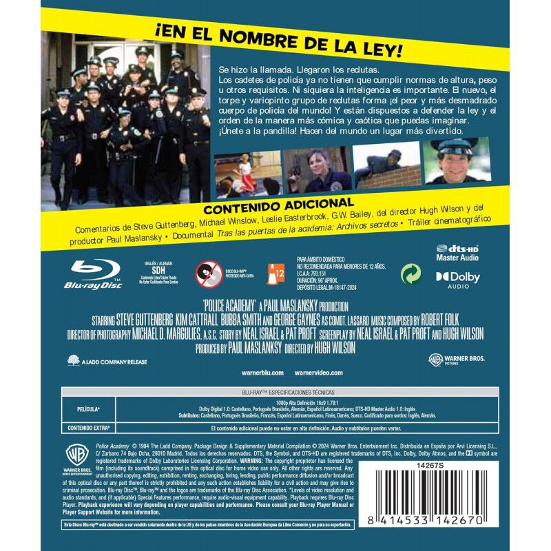 Loca Academia de Polic&iacute;a [Blu-ray] (1984) Polic... image number null