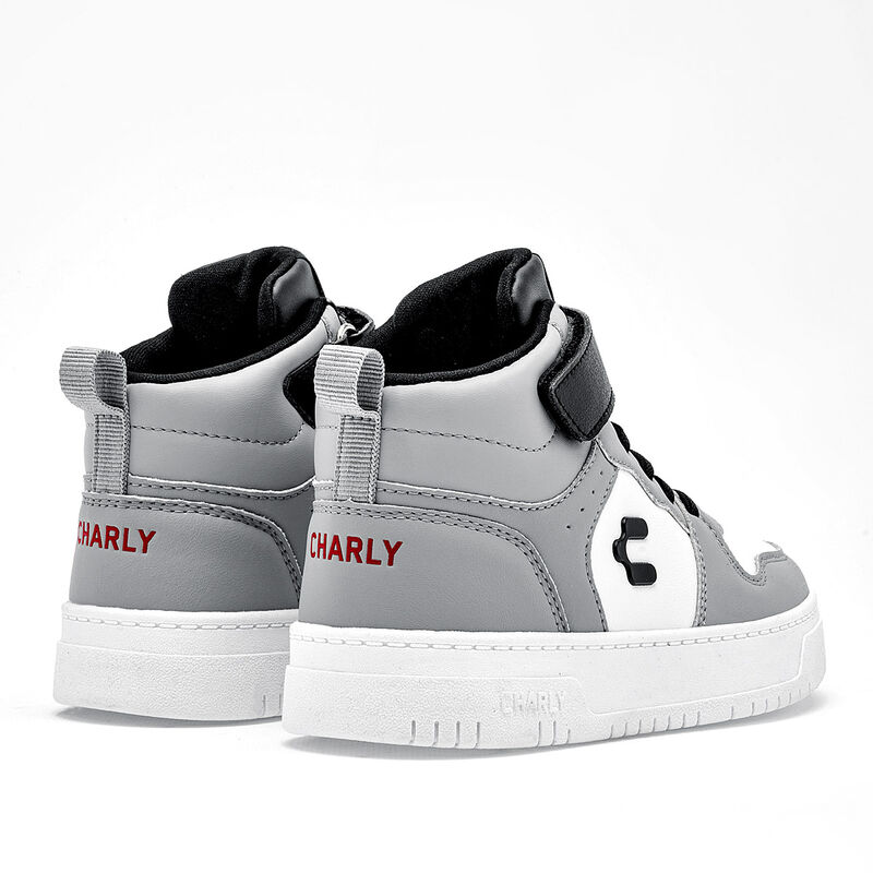 Charly tenis para ni&ntilde;o  blanco gris cod 139679-... image number null